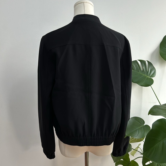 Theory Silk Bomber Black | Small - Picture 3 of 3